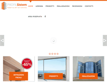 Tablet Screenshot of profilsistemsrl.com
